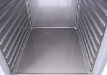 Edelstahl Tiefkühlschrank,  653 x 842 x 2040 mm, -18°C/-21°C, Umluft